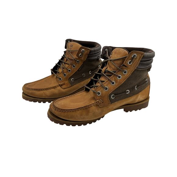 Timberland Leather Hiking/Work Boots Men’s Size 10 – Tan – Normal Wear - Picture 6 of 9